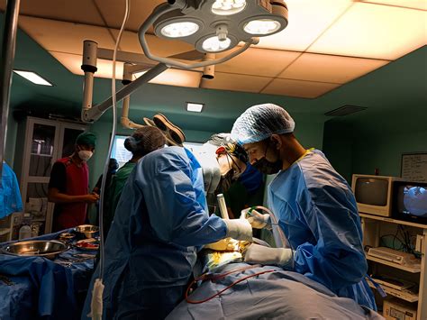 Working at Bethany Hospital .